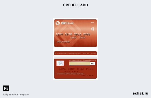 цифровая загрузка шаблона карты банкомата BICBank в Камбодже